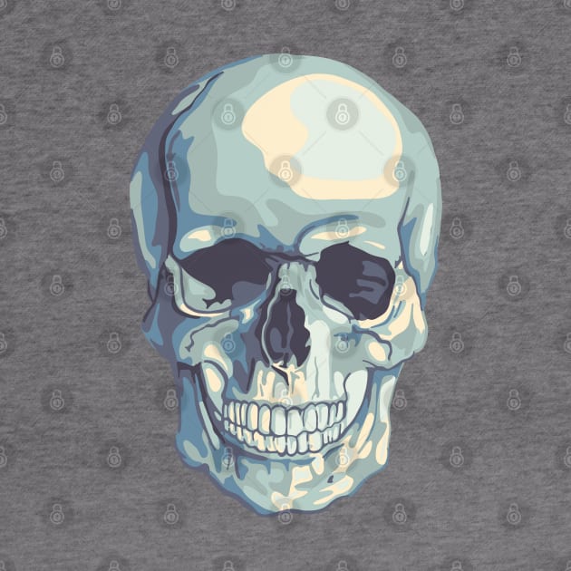 Artsy Skull by Slightly Unhinged